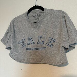Yale University Grey Crop Tee - Women's